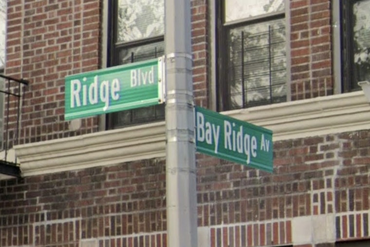 Bus Crashes into Bay Ridge Apartment Building After Collision with Sedan, No Injuries Reported