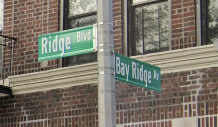 Bus Crashes into Bay Ridge Apartment Building After Collision with Sedan, No Injuries Reported