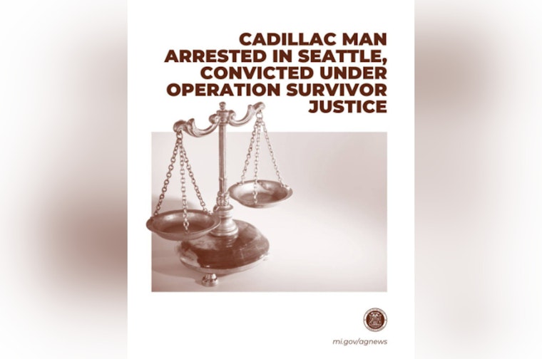Cadillac Man Convicted of Child Sex Abuse Charges After Fleeing to Seattle