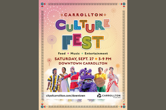 Carrollton Culture Fest to Enrich Historic Downtown with Global Cuisine and Vibrant Performances on September 27