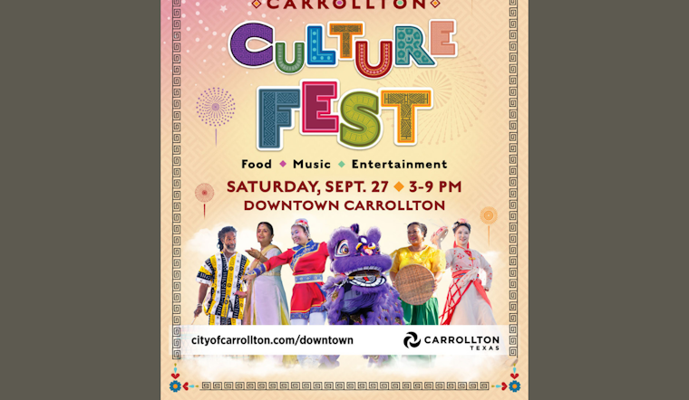 Carrollton Culture Fest to Enrich Historic Downtown with Global Cuisine and Vibrant Performances on September 27