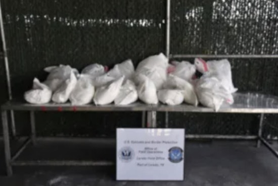 CBP Officers Intercept Over $3.3 Million Worth of Meth at Laredo's World Trade Bridge