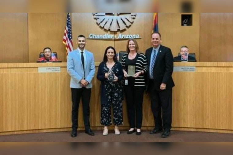 Chandler Honored with Healthy Arizona Worksite Platinum Award for Employee Wellness Excellence