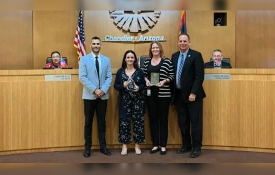 Chandler Honored with Healthy Arizona Worksite Platinum Award for Employee Wellness Excellence
