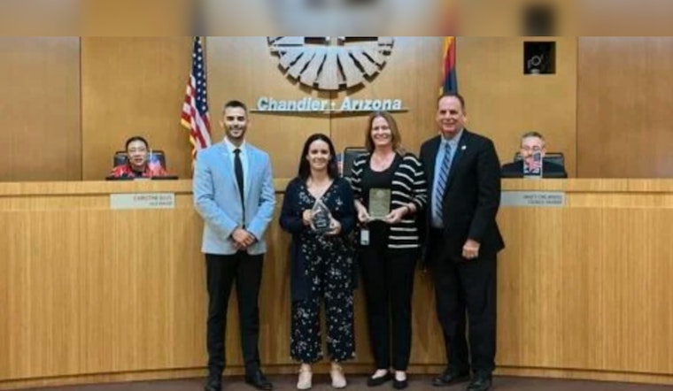 Chandler Honored with Healthy Arizona Worksite Platinum Award for Employee Wellness Excellence