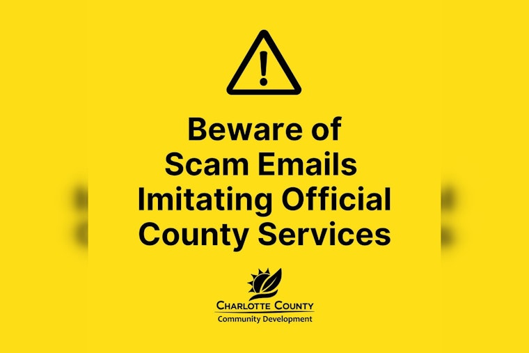 Charlotte County Warns Residents of Sophisticated Email Scams Posing as Official Communications