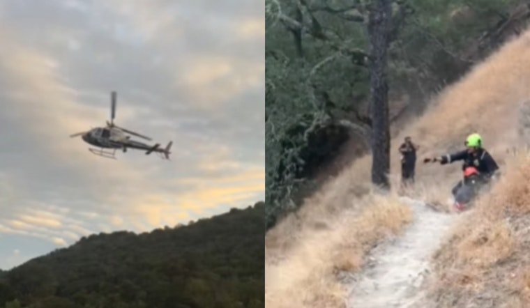VIDEO: CHP Helicopter and San Ramon Valley Fire Conduct Aerial Rescue