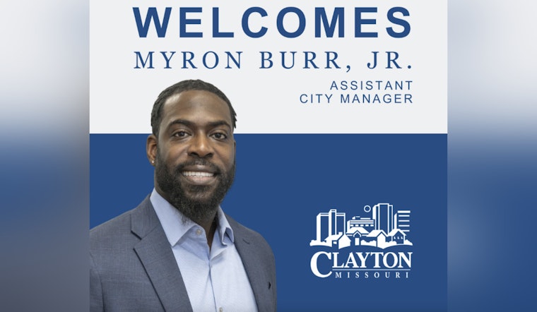 City of Clayton Welcomes Myron Burr, Jr. as New Assistant City Manager with Strategic Expertise