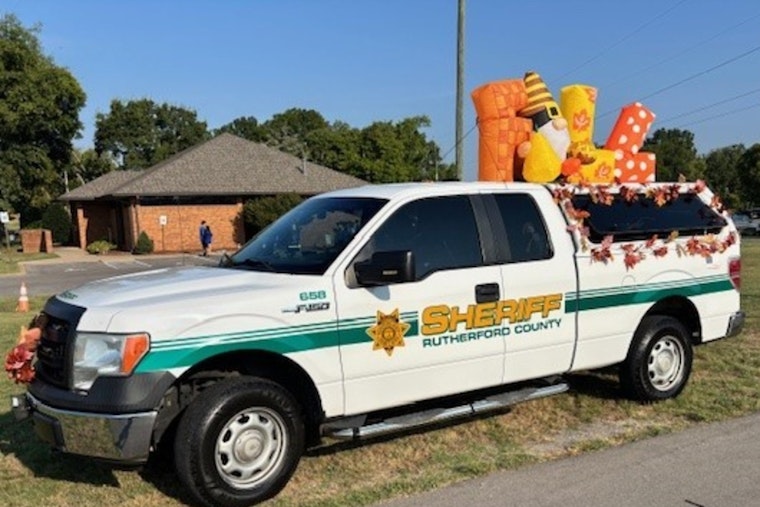 City of La Vergne Lights Up with Fall Festival Parade; Sheriff's Sgt. Gary Herron and Resilient Grand Marshal Marty Luffman Shine