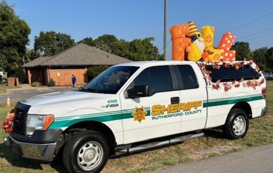 City of La Vergne Lights Up with Fall Festival Parade; Sheriff's Sgt. Gary Herron and Resilient Grand Marshal Marty Luffman Shine