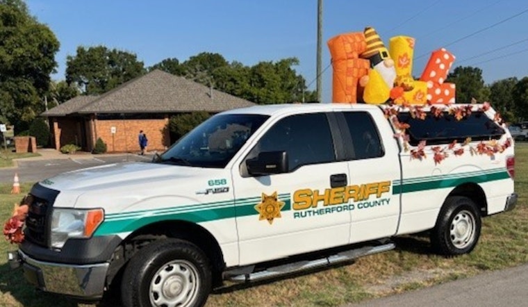 City of La Vergne Lights Up with Fall Festival Parade; Sheriff's Sgt. Gary Herron and Resilient Grand Marshal Marty Luffman Shine