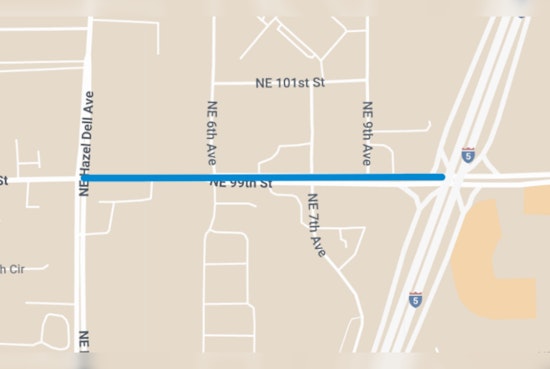 Clark County Launches Nighttime Road Construction for Stormwater Pollution Control on NE 99th Street