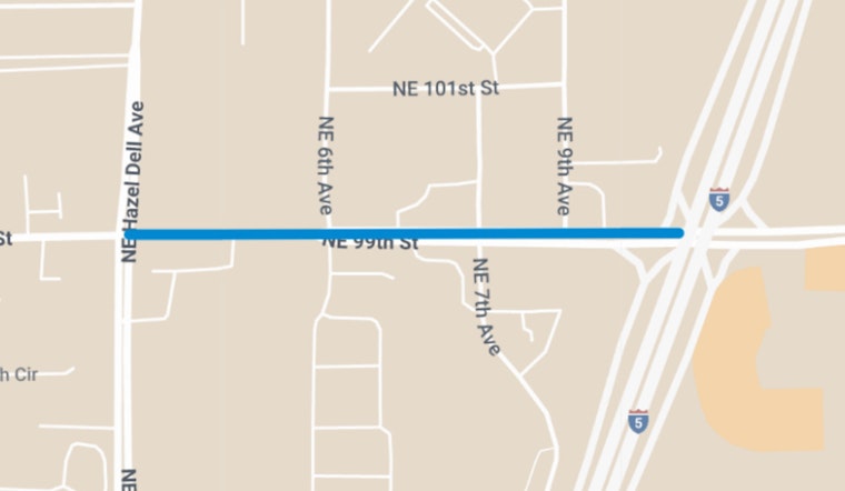 Clark County Launches Nighttime Road Construction for Stormwater Pollution Control on NE 99th Street