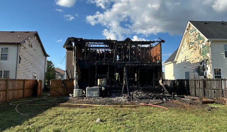 Clarksville Fire Rescue Extinguishes House Blaze on Fox Tail Drive, No Injuries Reported
