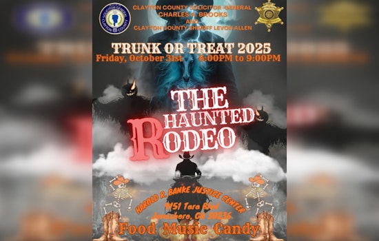 Clayton County to Host Family-Friendly "Trunk or Treat 2025: The Haunted Rodeo" in Jonesboro