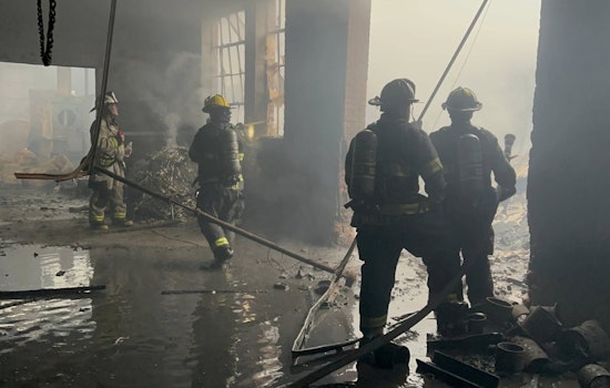 Cleveland Firefighters Quell Intense Industrial Blaze, One Treated for Heat Exhaustion