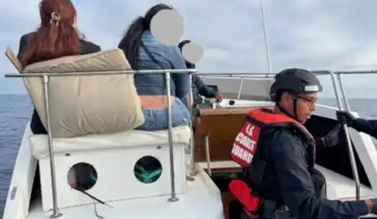 Coast Guard Intercepts Vessel with 21 People Off La Jolla Coast, Detainees Transferred for Investigation