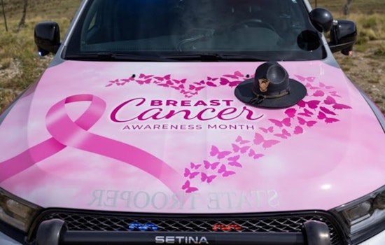 Colorado State Patrol Honors Breast Cancer Affected Individuals with Awareness-Themed Patrol Cars