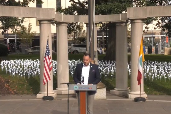 VIDEO: Columbus Community Honors Lost Infants with 1,539 Pinwheels at City Hall's 'Field of Angels' Event