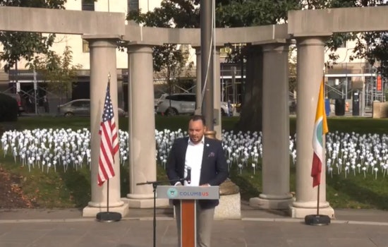 VIDEO: Columbus Community Honors Lost Infants with 1,539 Pinwheels at City Hall's 'Field of Angels' Event