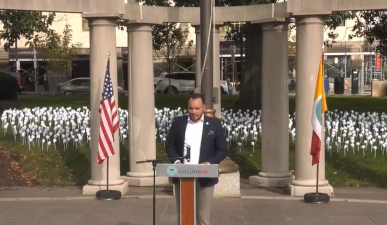VIDEO: Columbus Community Honors Lost Infants with 1,539 Pinwheels at City Hall's 'Field of Angels' Event