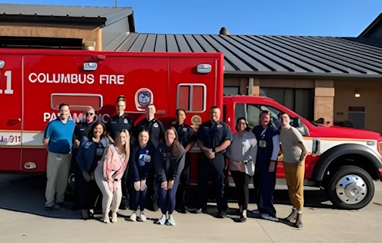 Columbus Fire Crew Awarded EMS Department of the Month After Saving Heart Attack Victim