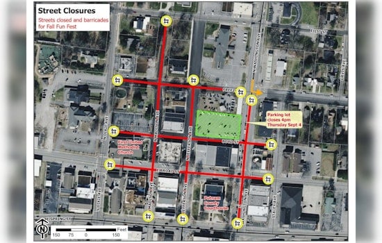 Cookeville Braces for Annual Fall FunFest: Street Closures Announced Ahead of Weekend Celebrations