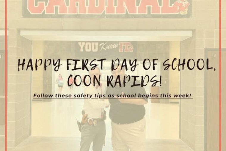 Coon Rapids Police Share Student Safety Tips for New School Year, Encourage Community Vigilance