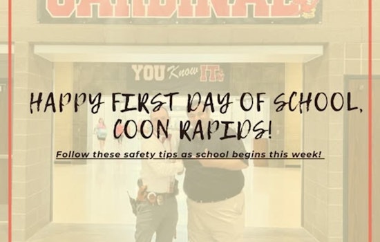 Coon Rapids Police Share Student Safety Tips for New School Year, Encourage Community Vigilance
