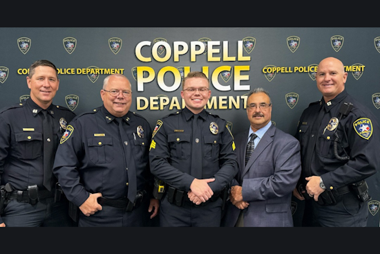 Coppell Police Department Elevates Veteran Officer to Sergeant, Celebrates Career Achievement and Community Impact