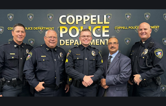 Coppell Police Department Elevates Veteran Officer to Sergeant, Celebrates Career Achievement and Community Impact