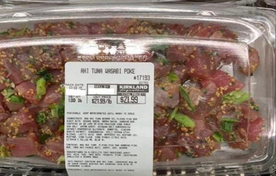 Costco Recalls Kirkland Signature Ahi Tuna Wasabi Poke Over Listeria Concerns in Over 30 States