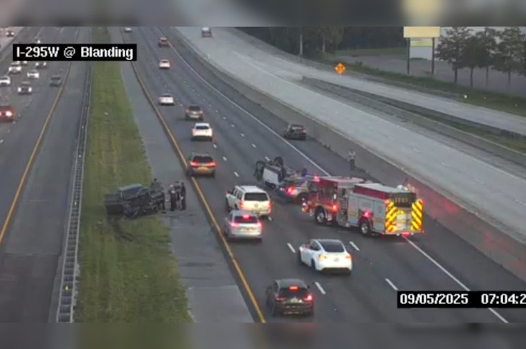 Crash and Construction Create Commuter Chaos on I-295 in Jacksonville