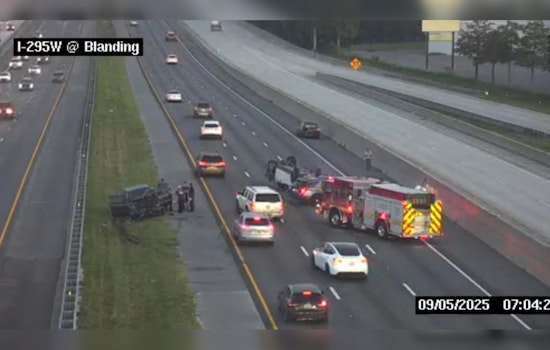 Crash and Construction Create Commuter Chaos on I-295 in Jacksonville
