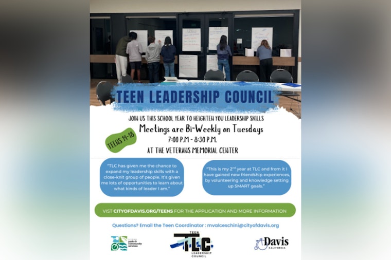 Davis Teen Leadership Council Seeks Young Visionaries for Civic Engagement Program