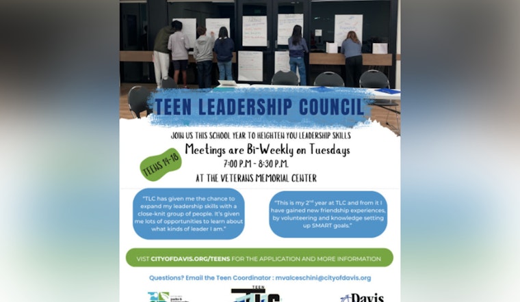 Davis Teen Leadership Council Seeks Young Visionaries for Civic Engagement Program