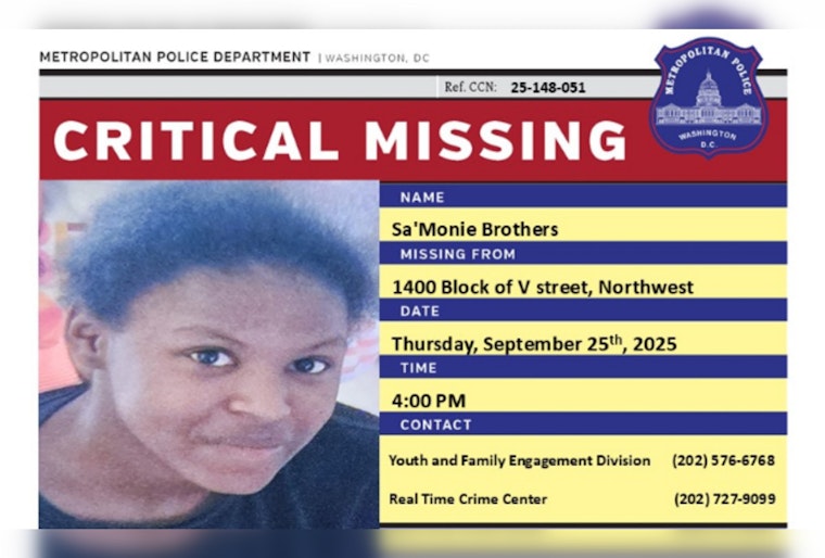 DC Police and Community Mobilize in Search for Missing 13-Year-Old Sa'Monie Brothers
