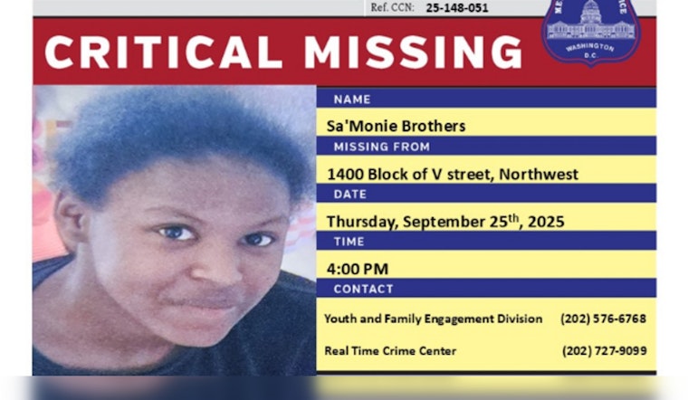 DC Police and Community Mobilize in Search for Missing 13-Year-Old Sa'Monie Brothers