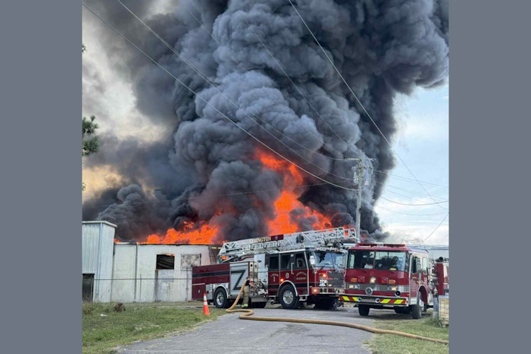Decatur County Pulls Together in Response to GSM Outdoors Fire in Parsons; No Hazardous Air Quality Detected