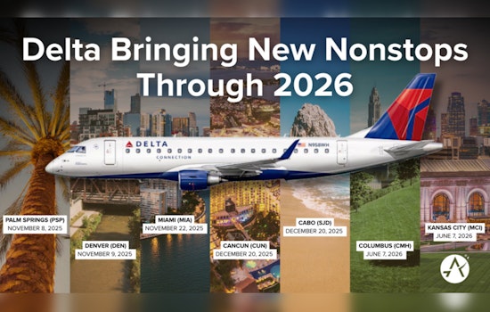 Delta Air Lines Boosts Austin Connections with Seven New Nonstop Routes by 2026