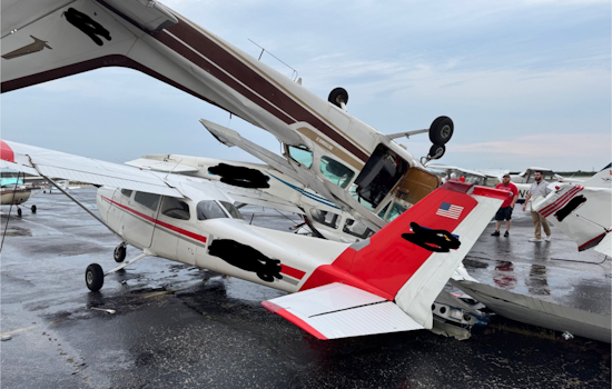 Denton Enterprise Airport Recovering After Severe Storm Damages Planes and Hangar