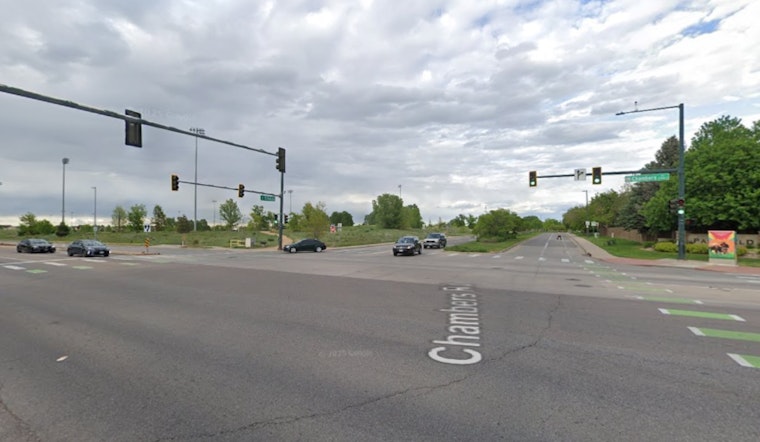 Denver Police Investigate Traffic Crash at 53rd and Chambers, Advise Alternate Routes