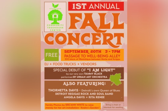Detroit Autumn Art Scene, Free Concerts Featuring Local Artists