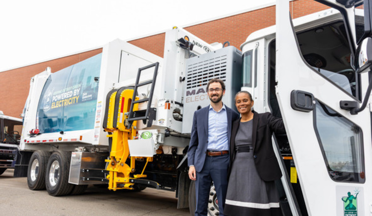 Detroit Charges Up Environmental Efforts with Electric Trash Trucks and Bus Stop Recycling Program