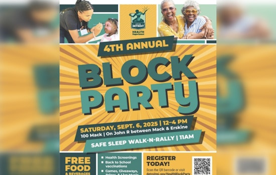 Detroit Health Department Hosts 4th Annual Block Party to Celebrate Community Health and Wellness