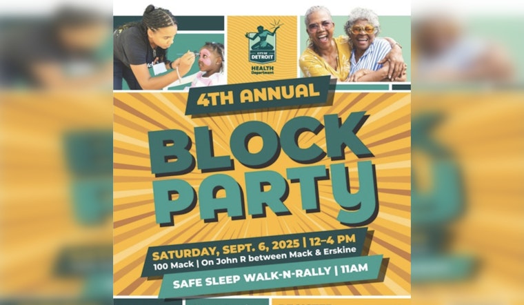 Detroit Health Department Hosts 4th Annual Block Party to Celebrate Community Health and Wellness