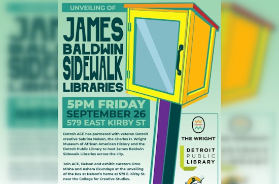 Detroit Honors James Baldwin with Citywide Sidewalk Libraries Initiative