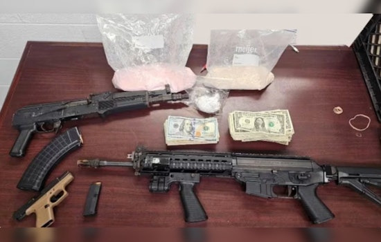 Detroit Police Seize Over $31K in Drugs and Firearms; One Suspect Detained in Major Narcotics Bust