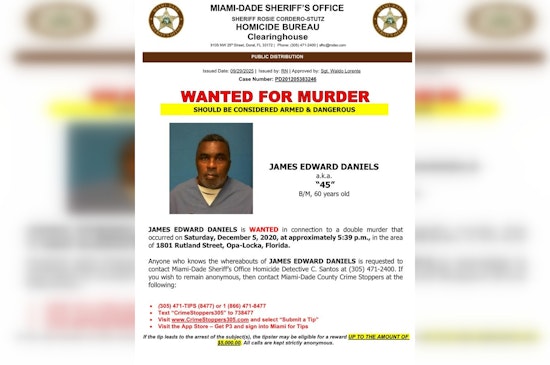 Double Murder Convict "45" On The Loose In Miami After Jailhouse Blunder