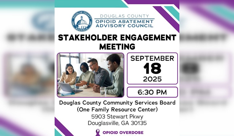 Douglas County Launches Opioid Abatement Advisory Council to Involve Community in Battle Against Opioid Crisis